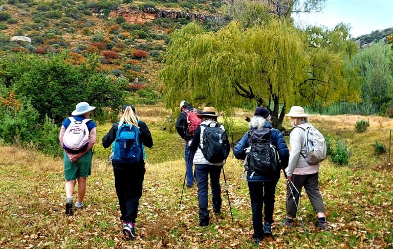 Women's only hiking groups on Clarens slackpack