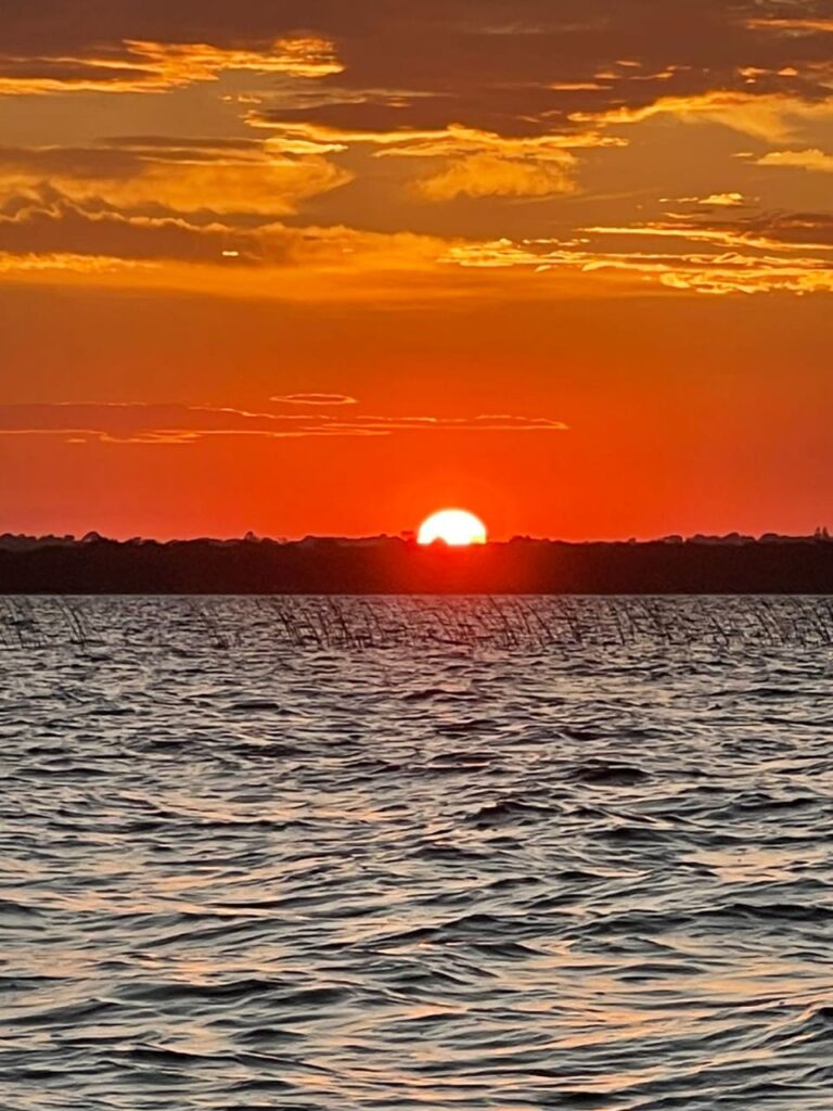 sunset over bhanga nek