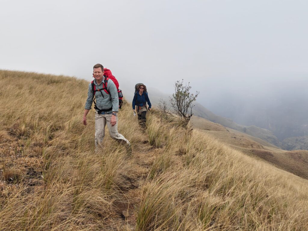 Hiking in the central Drakensberg